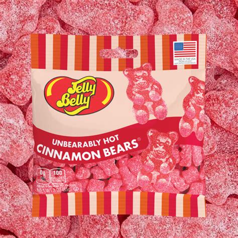 Jelly Belly Hot Cinnamon Bears 3 Oz Bag 2 Pack