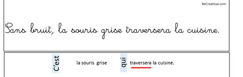 Grammaire Activit S Autour Du Sujet Recreatisse