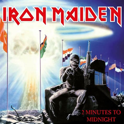 IRON MAIDEN 2 Minutes To Midnight BANNER Huge 4X4 Ft Fabric Poster