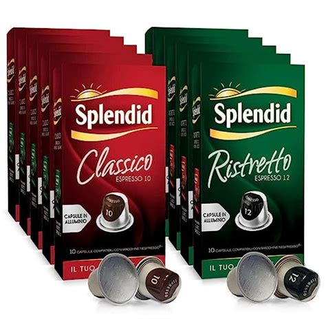 Splendid Capsule Caff Espresso Confezione Mista Classico E Ristretto