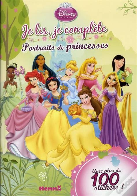 Disney Princesse Je Lis Je Complete Les Portraits Livro Wook