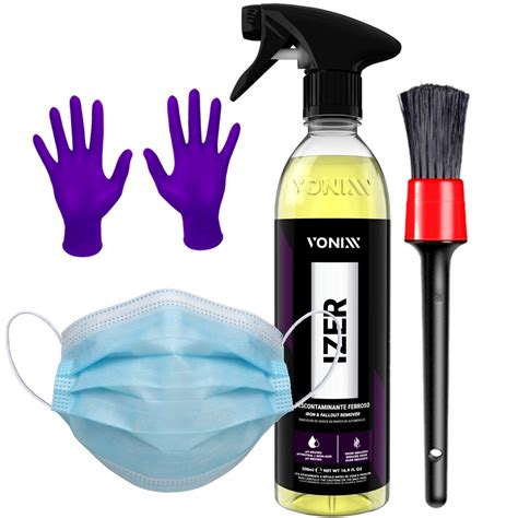 Kit Descontaminante Ferroso Izer Ml Vonixx E M Scara De Prote O Par