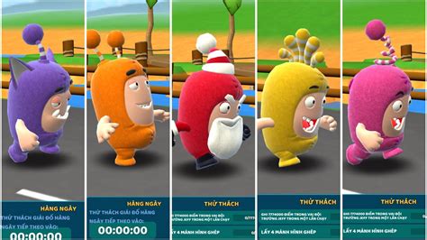 Oddbods Jeff Oddbods Slick Oddbods Santa Oddbods Bubbles