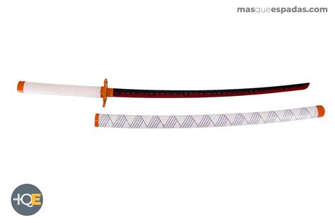 Katana de Demon Slayer empuñada por Rengoku Kyoujurou réplica no