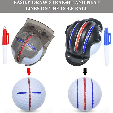 Golf Ball Liner Line Marking Drawing Stencils Marker Alignment Tool