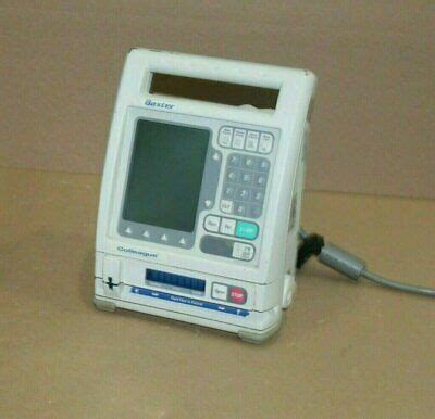 Used Baxter Colleague Volumetric Pump Iv Infusion For Sale Dotmed