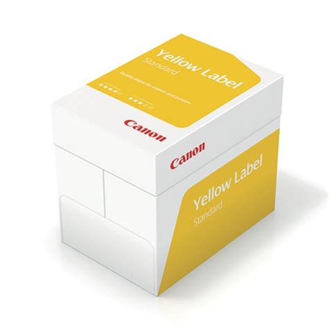 Canon A4 Yellow Label Standard Paper 80gsm White 97003515 - Paper ...