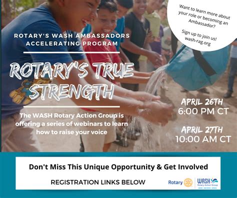 Wash Ambassadors Accelerating Program Water Sanitation And Hygiene