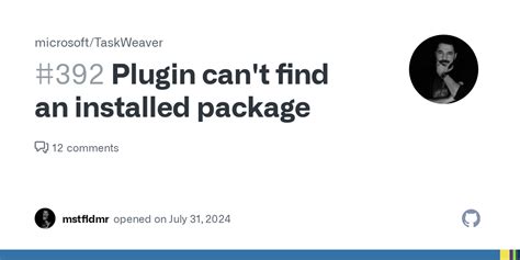 Plugin Can T Find An Installed Package Issue 392 Microsoft