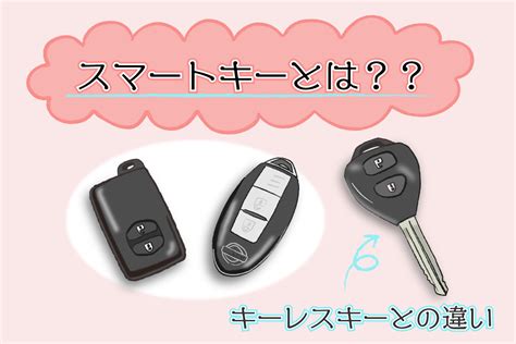 スマートキーとは？機能や特徴とキーレスキーとの違い クルマのわからないことぜんぶ｜車初心者のための基礎知識｜norico（ノリコ）