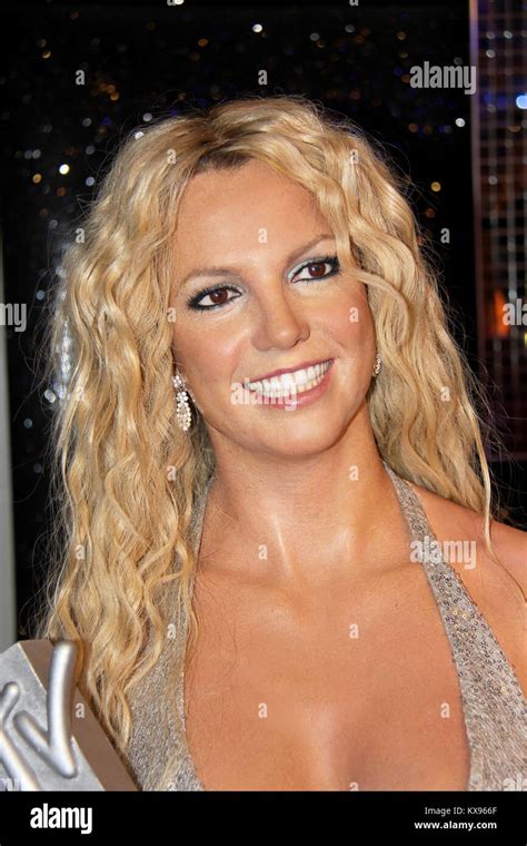 London United Kingdom 08 July 2014 Madame Tussaud S In London Waxwork Statue Of Britney