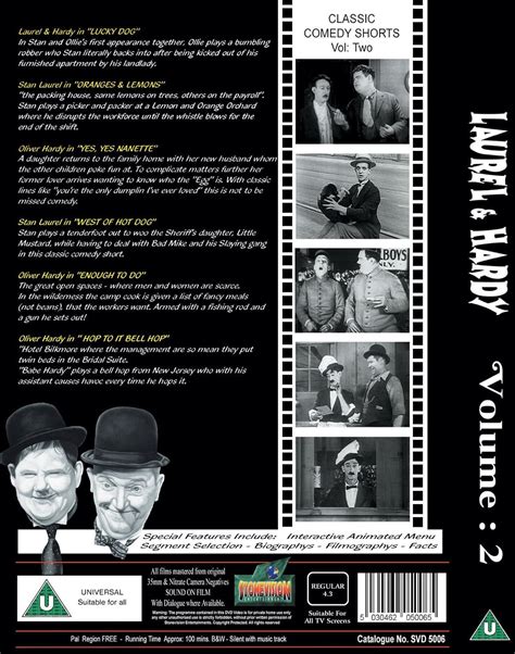 Laurel Hardy Vol 2 Reino Unido DVD Amazon Es Stan Laurel