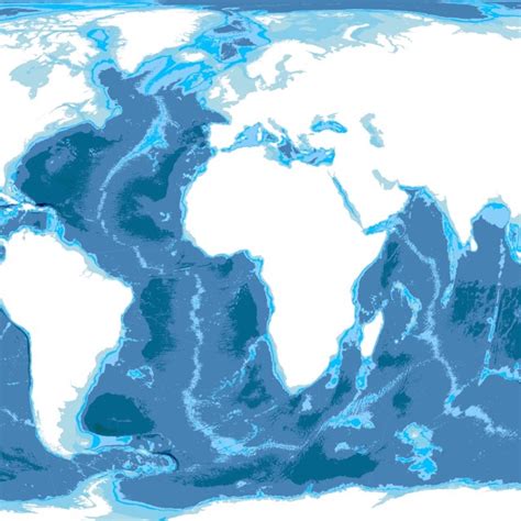 Ocean Floor Depth Map