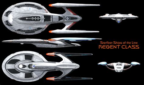 Regent Class Starship High Resolution By Enethrin On Deviantart In 2022 Star Trek Ships