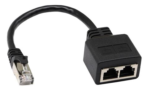 Zdycgtime Rj Netzwerk Splitter Adapter Kabel Rj Stecker Auf