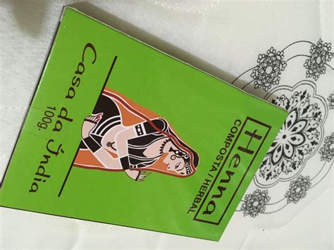 Henna Casa da Índia - Ruivo | Produto p/ Cabelos Feminino Casa Da India