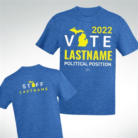 Custom Political Tshirt Design Personalized T Shirts For Election