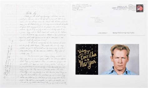 James Whitey Bulger Jr Prison Letter Mug Shot Card