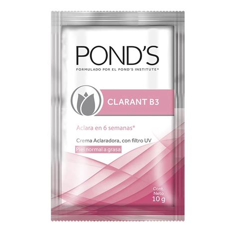 Crema Para Piel En Sachet Ponds Clarant B Grasa Tira Unds Ml