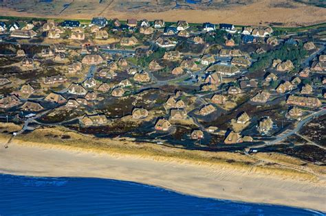 Luftaufnahme Sylt Ortsansicht An Der Meeres K Ste In Rantum Sylt