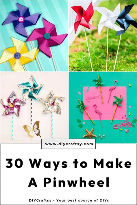 30 Diy Pinwheel Ideas That Are Fun To Make Diy Crafts