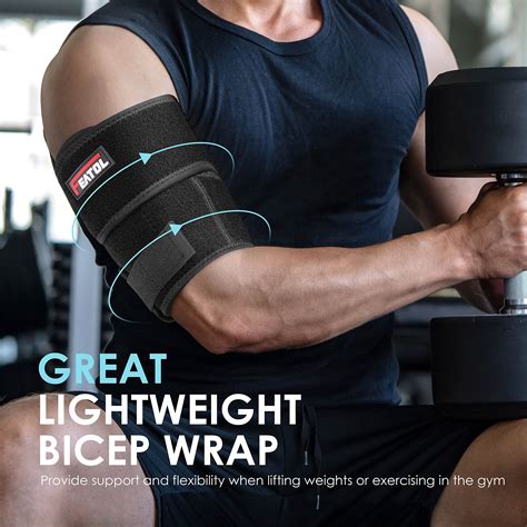 Snapklik Bicep Tendonitis Brace Compression Sleeve Support Upper