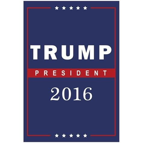 Trump For President 2016 Poster - 13x19 - Walmart.com - Walmart.com