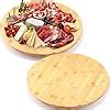 Amazon Nitial 2 Pack Bamboo Wood Lazy Susan Rotating Turntable