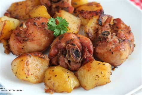 Receta económica de pollo marinado en adobo casero asado en el horno