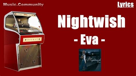 Lyrics Nightwish Eva YouTube