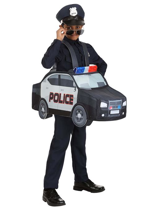 Ride In Police Car Kid's Costume