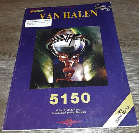 VAN HALEN - 5150- GUITAR TAB BOOK - TABLATURE - MUSIC | Reverb