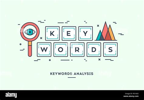 Keywords analysis, digital marketing concept Stock Vector Image & Art ...