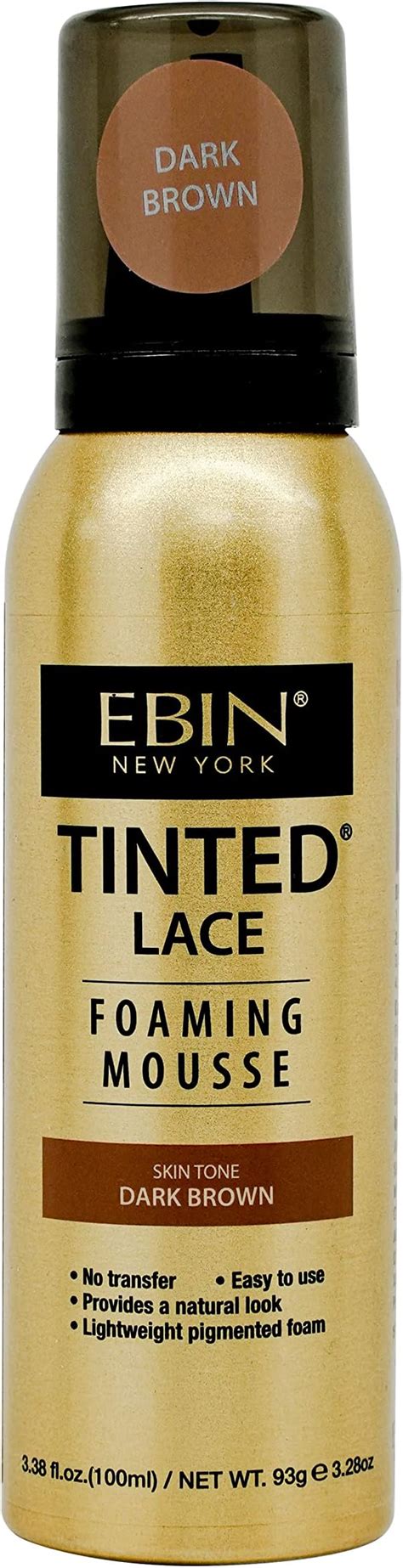 Amazon EBIN NEW YORK Tinted Lace Foaming Mousse Dark Brown 3