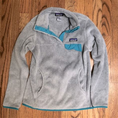 Patagonia Tops Patagonia Womens Retool Snapt Fleece Pullover Teal