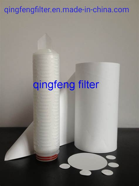 Nylon Pes PTFE PP PVDF Pleated Membrane Filter Cartridge For Steroids