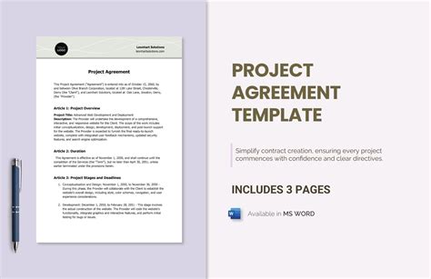 Free Agreement Templates In Word To Download