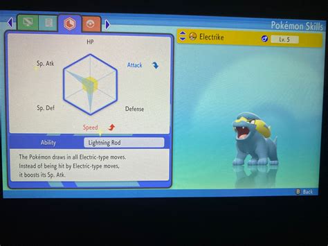 Pokemon Brilliant Diamond And Shining Pearl Shiny Electrike 6iv Battle