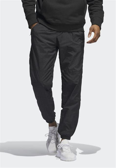 Adidas Originals Premium Essentials Crinkle Tracksuit Bottoms Black Zalandode