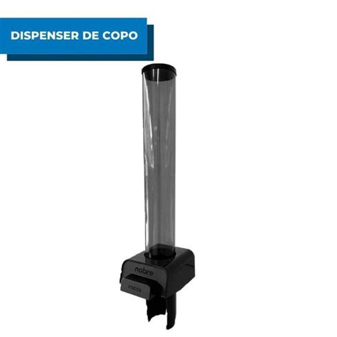 Dispenser Poupador De Copo A Ml Preto Multicopo Nobre