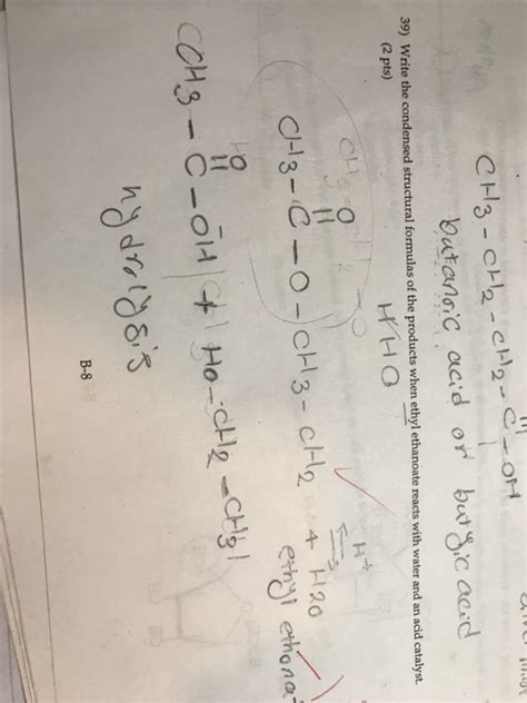 Solved Write The Condensed Structural Formulas Of The Chegg