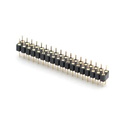 Fpic 2 54mm Pitch Connector Dual Row Gold Flash Right Angle Type Pin