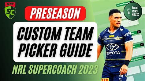 BYE PLANNING DRAW SPREADSHEET GUIDE NRL SuperCoach 2023 YouTube