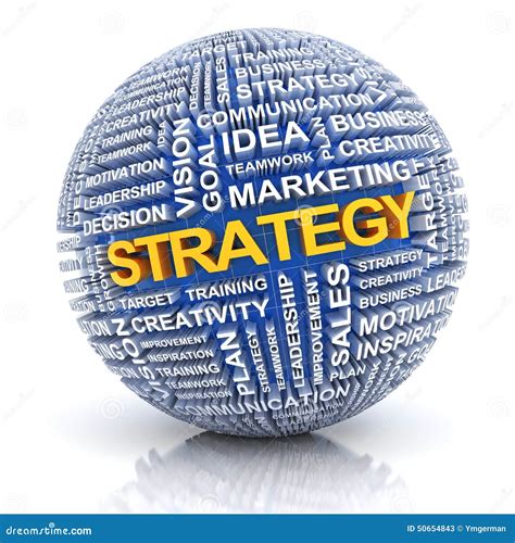 business strategy concept  render stock illustration illustration  icon