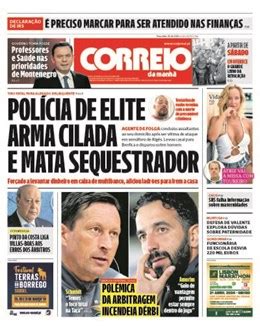 Cm De Hoje Capas Correio Da Manh