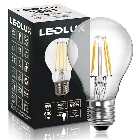 Ar Wka E Filament W W K Neutralna Premium Ledlux Nie Mruga