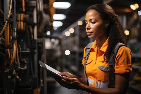 Premium Photo Portrait Photograph Of Professional Heavy Industry Engineer