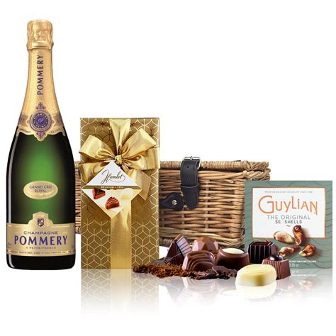 Pommery Grand Cru Vintage 2009 Champagne 75cl And Chocolates Hamper