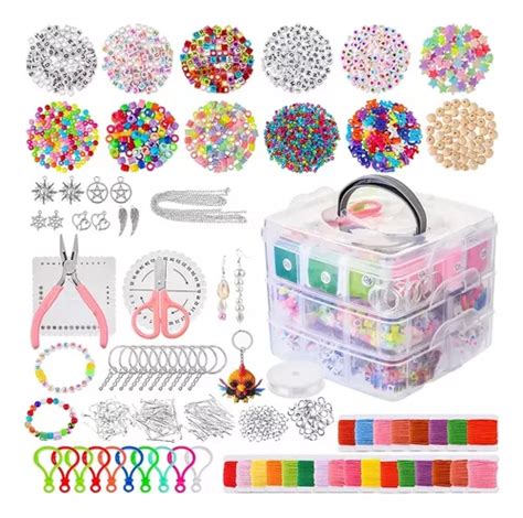 Kit Diy Para Hacer Cuentas Pulseras Bisuteria Collares Meses