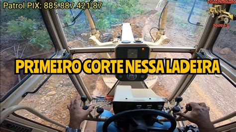 Primeira Vez Dessa Ladeira Motoniveladora Caterpillar K Grader